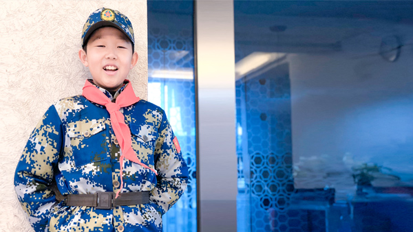 【时光】儿子军训，军服试装！